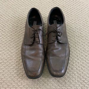 Brown Leather Lace Up Gordon Rush Dress Shoes